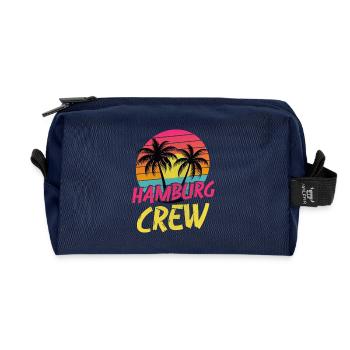 Équipage de Hambourg - Trousse de toilette en tissu recyclé - marine - Devant