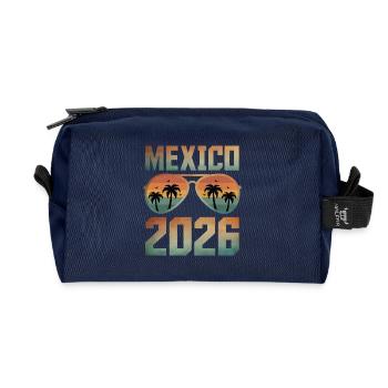 Mexiko 2026 - Recycelte Kulturtasche - Navy - Vorne