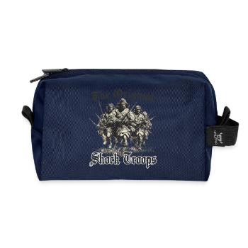 Scottish Warriors Jacobits Highland Games Fans - Recycled Toiletry Zip Bag - navy - Front