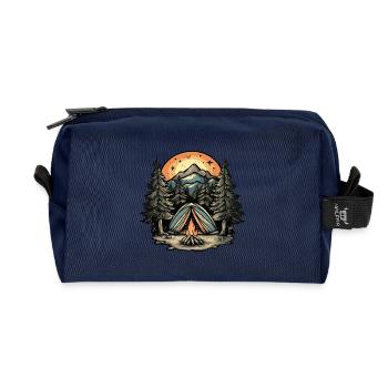 Camping Zelt - Recycelte Kulturtasche - Navy - Vorne