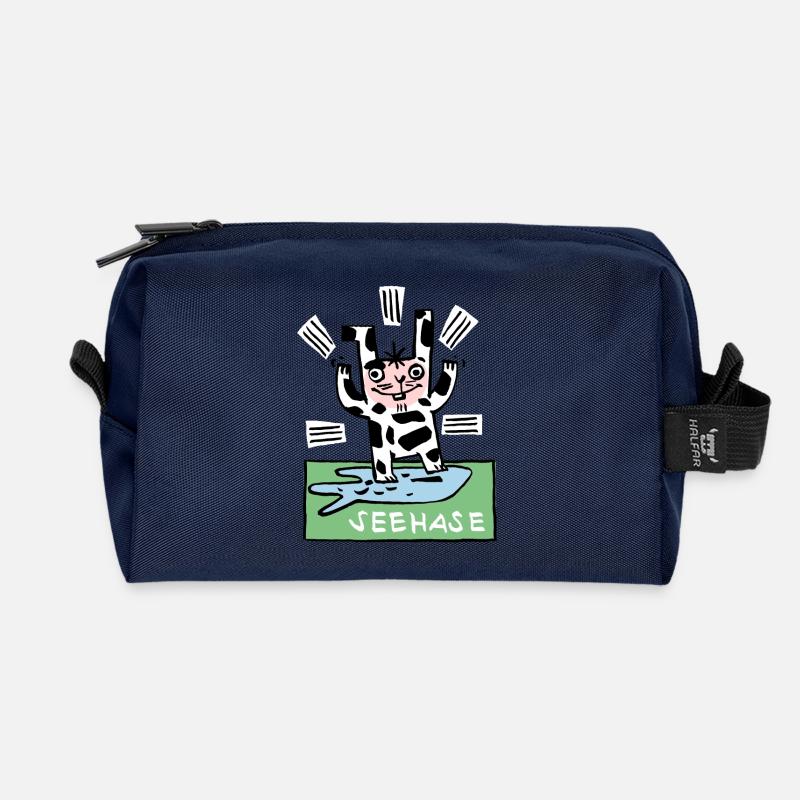 Seehase - Recycelte Kulturtasche - Navy
