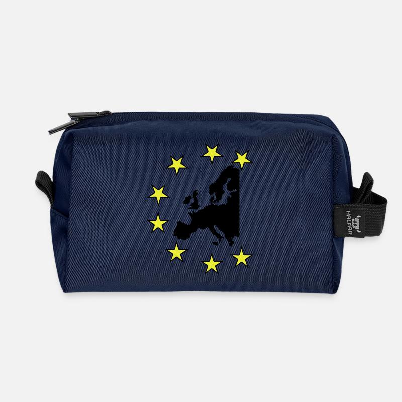europa - Recycelte Kulturtasche - Navy
