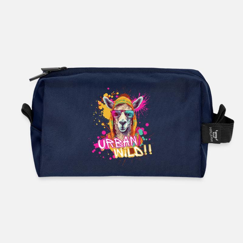 Urban Wild - Recycelte Kulturtasche - Navy