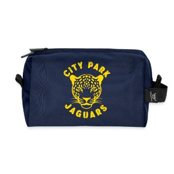 city Park Jaguars - Recycled Toiletry Zip Bag - navy - Front