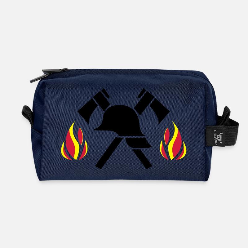 firefighter - Recycelte Kulturtasche - Navy