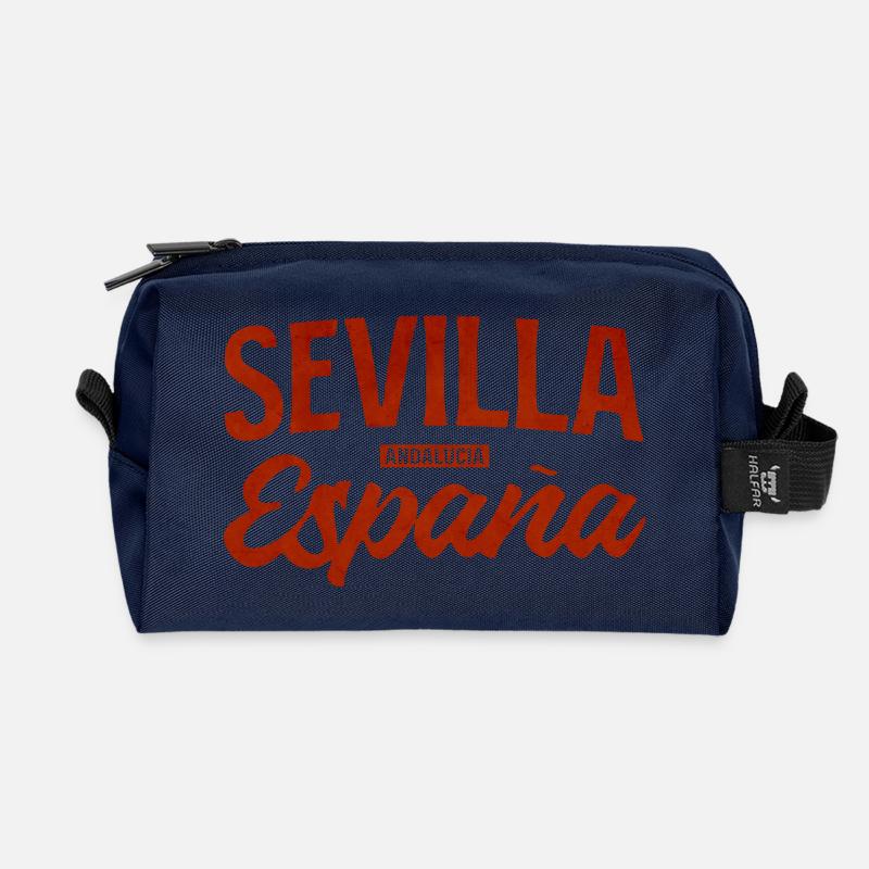 Sevilla Andalusische Leidenschaft - Recycelte Kulturtasche - Navy