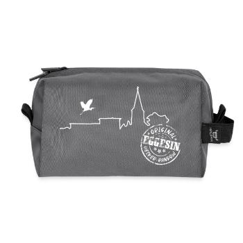 Eggesin Silhouette - Recycelte Kulturtasche - Anthrazit - Vorne
