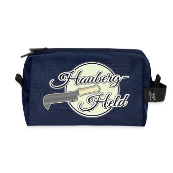 Held des Haubergs Hauberg Held Heldin Haubergheld - Recycelte Kulturtasche - Navy - Vorne