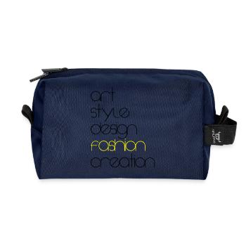 Fashion - Recycled Toiletry Zip Bag - navy - Front