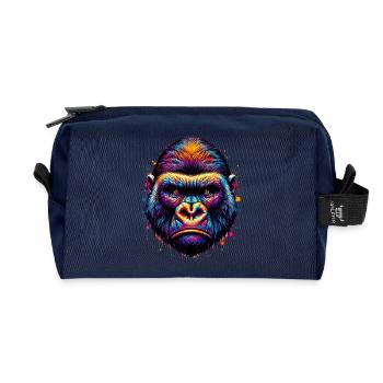 Gorilla - Recycled Toiletry Zip Bag - navy - Front