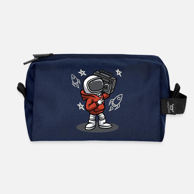 KÜHLER RAUM - Recycelte Kulturtasche - Navy