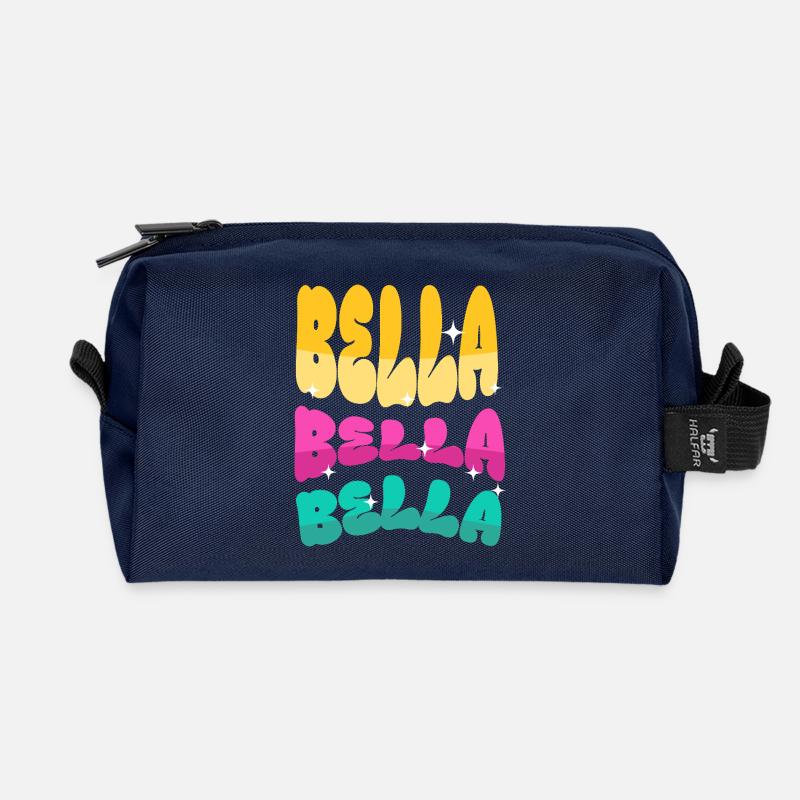 Bella - Recycelte Kulturtasche - Navy
