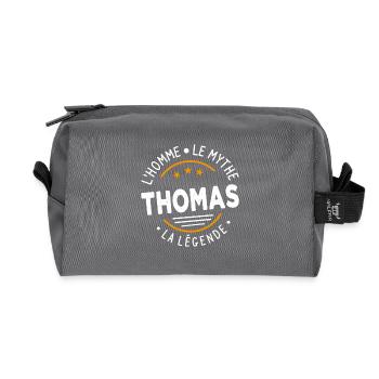 Thomas L Man Der Mythos Die Legende - Recycelte Kulturtasche - Anthrazit - Vorne