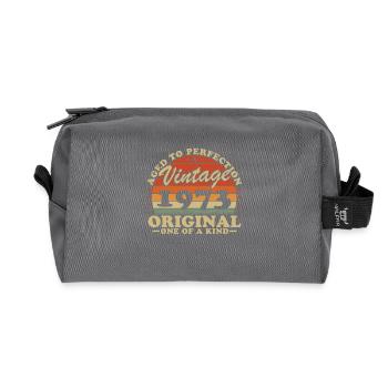 1973 Vintage Retro Geburtstagsgeschenk - Recycelte Kulturtasche - Anthrazit - Vorne
