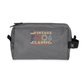 2006 Vintage Retro Geburtstagsgeschenk - Recycelte Kulturtasche - Anthrazit - Vorne