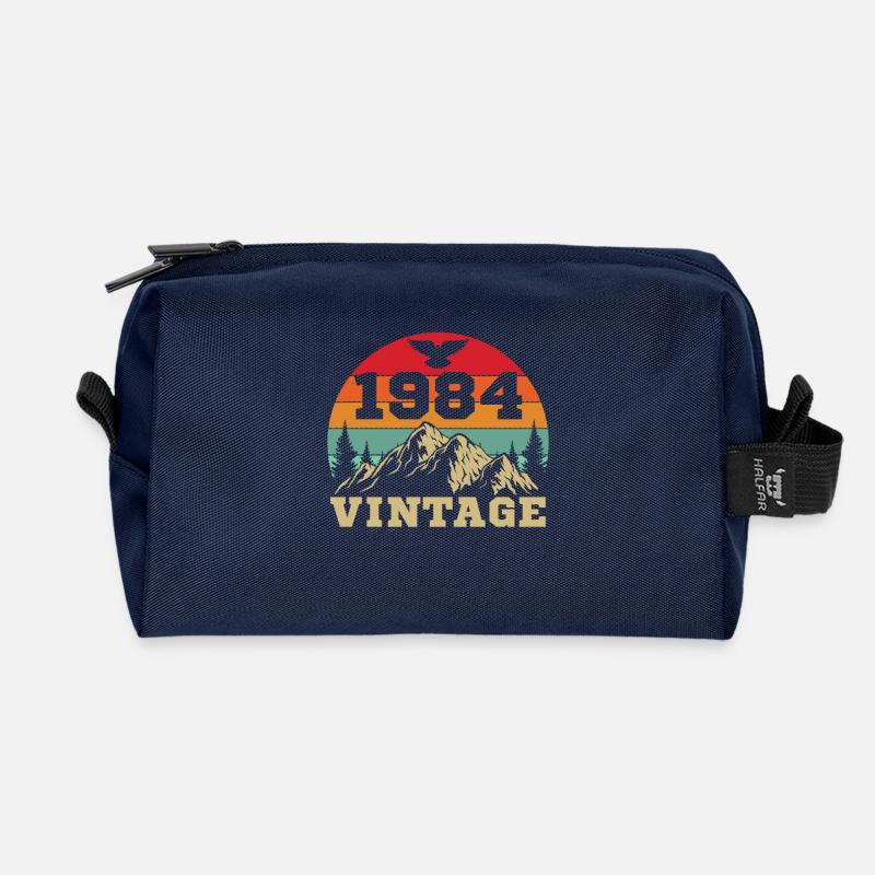 1984 Vintage Retro Geburtstagsgeschenk - Recycelte Kulturtasche - Navy