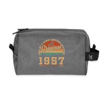 1957 Vintage Retro Geburtstagsgeschenk - Recycelte Kulturtasche - Anthrazit - Vorne