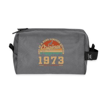 1973 Vintage Retro Geburtstagsgeschenk - Recycelte Kulturtasche - Anthrazit - Vorne