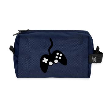 Games Controller - Recycelte Kulturtasche - Navy - Vorne