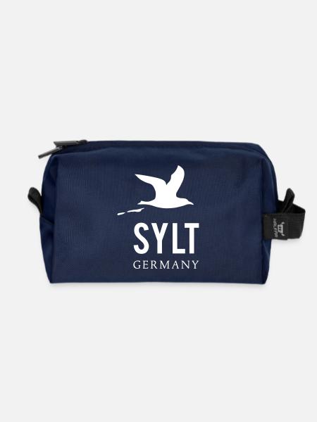 Sylt T-Shirt - Recycelte Kulturtasche - Navy