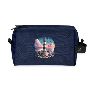 Traumrichtung - Recycelte Kulturtasche - Navy - Vorne