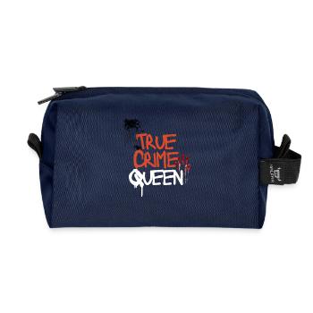 True Crime - Recycelte Kulturtasche - Navy - Vorne