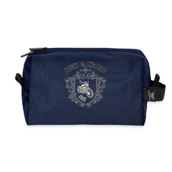 Knight on the Road - Recycelte Kulturtasche - Navy - Vorne
