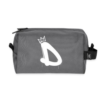 D - Recycelte Kulturtasche - Anthrazit - Vorne