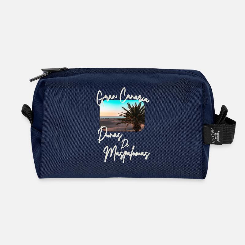Dunas de Maspalomas – Gran Canaria’s - Recycelte Kulturtasche - Navy