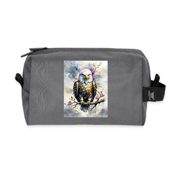 weisskopfseeadler - Recycelte Kulturtasche - Anthrazit - Vorne