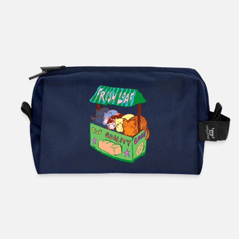FRESH LOAF - Recycled Toiletry Zip Bag - navy