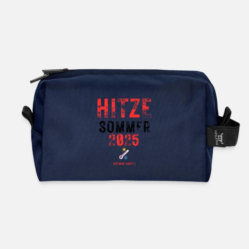 Hitzesommer 25 - Recycelte Kulturtasche - Navy