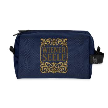 Wiener Seele - Recycelte Kulturtasche - Navy - Vorne