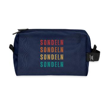 Sondeln__T-chemise - Trousse de toilette en tissu recyclé - marine - Devant