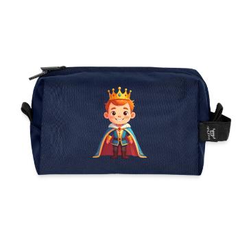 Edler Prinz - Recycelte Kulturtasche - Navy - Vorne