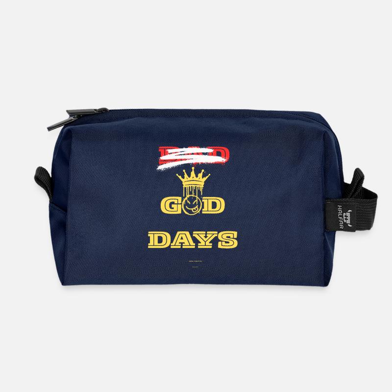 God Days - Recycled Toiletry Zip Bag - navy