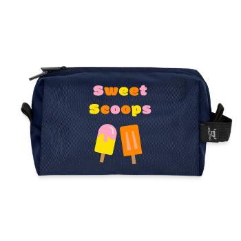 Sweet Scoops Pop Art - Trousse de toilette en tissu recyclé - marine - Devant