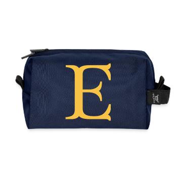 E - Recycelte Kulturtasche - Navy - Vorne