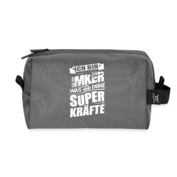 Imker - Recycelte Kulturtasche - Anthrazit - Vorne