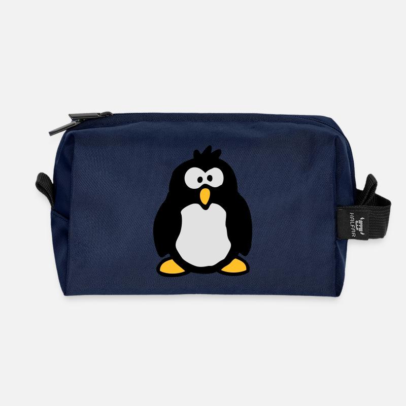 little_penguin - Recycelte Kulturtasche - Navy