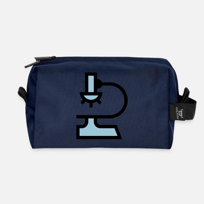 Labor Mikroskop - Recycelte Kulturtasche - Navy