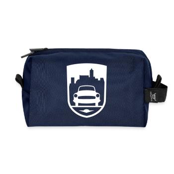 Wartburg Eisenach Wappen - Recycelte Kulturtasche - Navy - Vorne