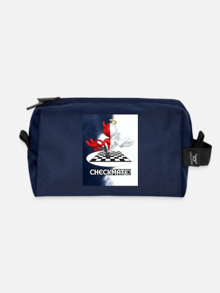 Checkmate - Recycelte Kulturtasche - Navy