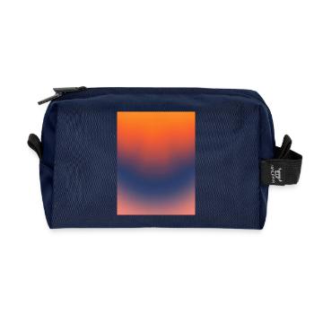 Mitternachts-Glut-Gradient - Recycelte Kulturtasche - Navy - Vorne