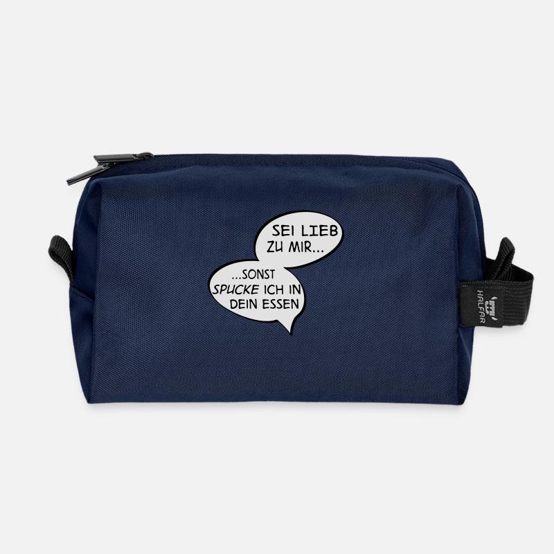 Koch - Recycelte Kulturtasche - Navy