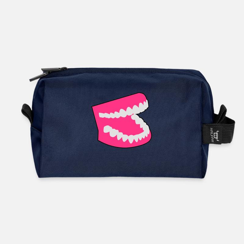 ivories - Recycled Toiletry Zip Bag - navy
