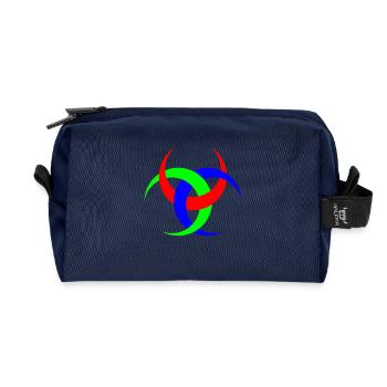 Emblem of Diana - Recycled Toiletry Zip Bag - navy - Front