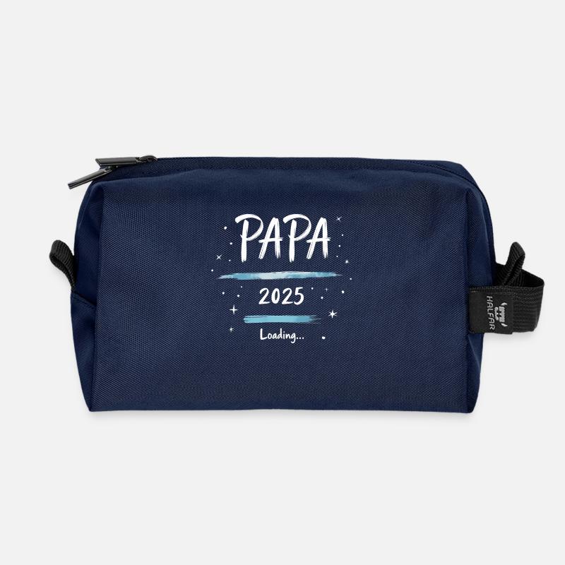 Papa 2025 Loading - Recycelte Kulturtasche - Navy
