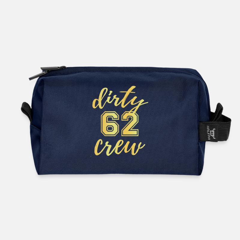 Dirty 62 Équipage - Trousse de toilette en tissu recyclé - marine