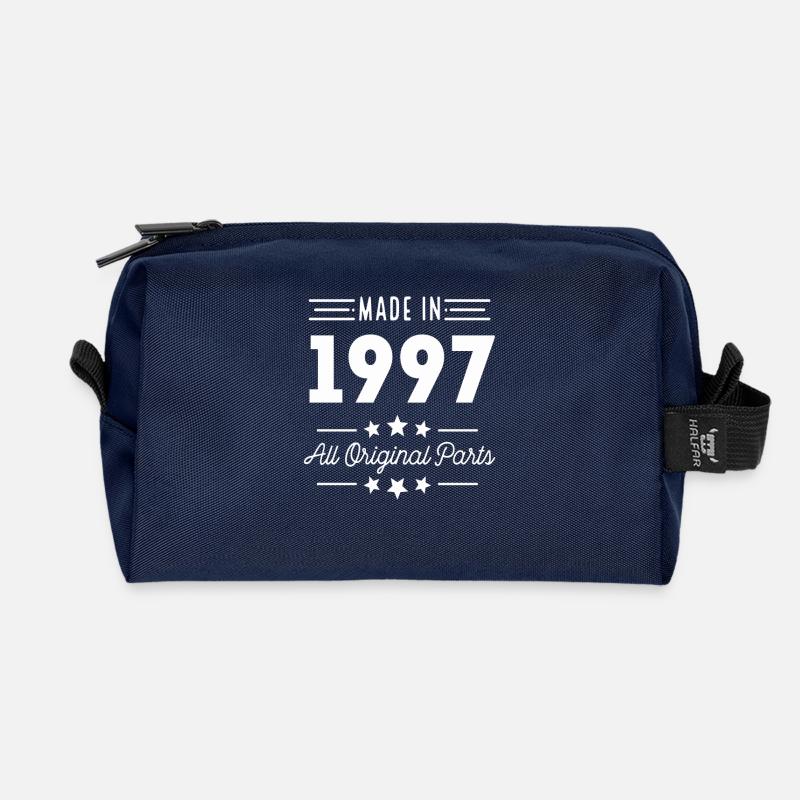 Hergestellt 1997 Alle Originalteile - Recycelte Kulturtasche - Navy